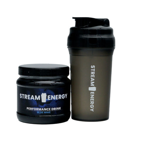 Streamenergy - Schwarzer Shaker 750ml mit Logo