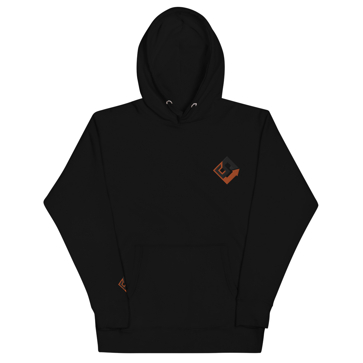 Unisex-Hoodie mit Stick